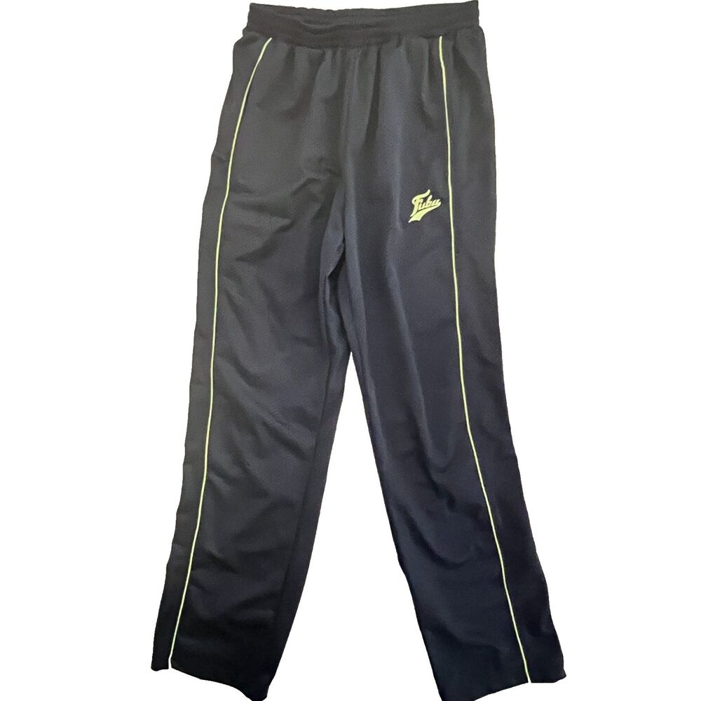 Vintage FUBU The Collection Track Pants M Mesh Navy
